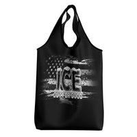 Ice Out For Good Grocery Bag No Ice Patriotic Protest