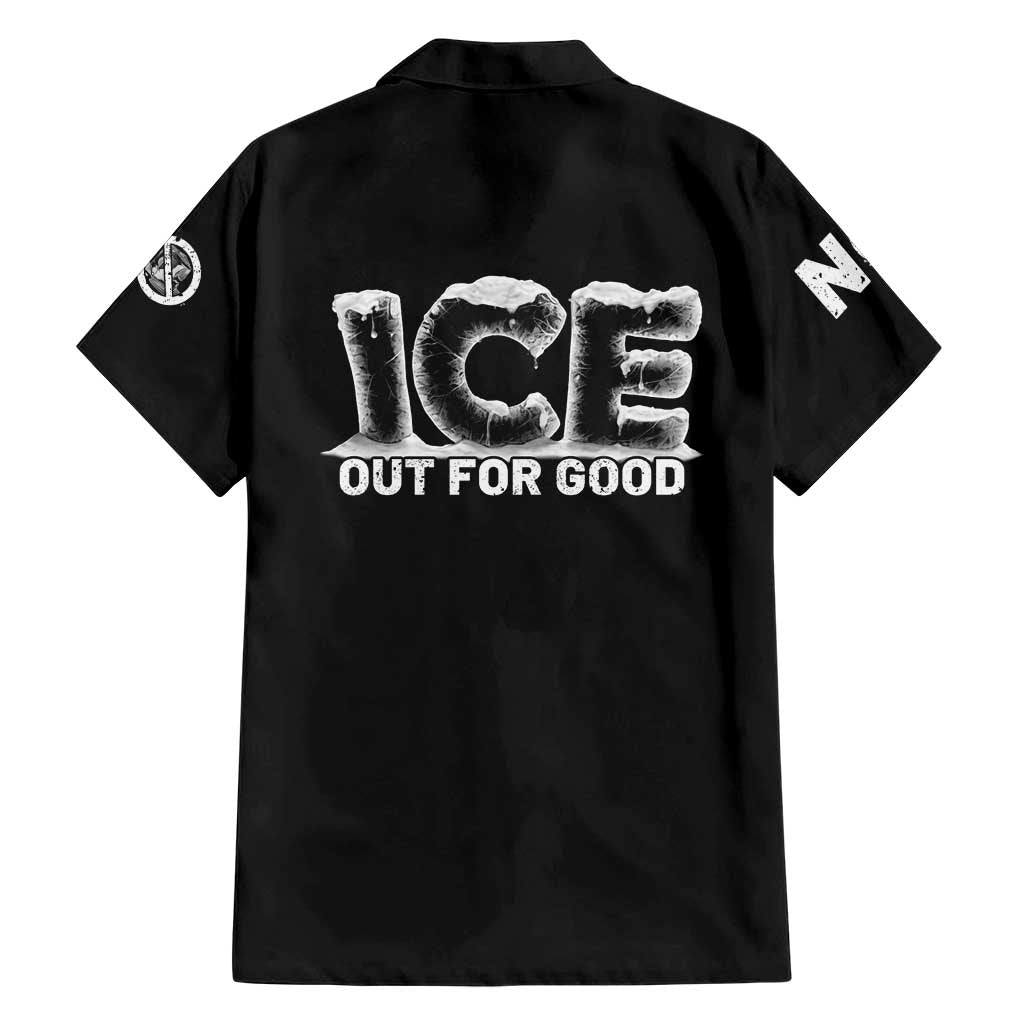 Ice Out For Good Hawaiian Shirt No Ice Patriotic Protest