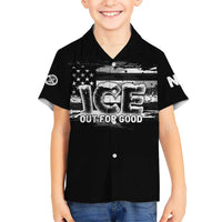 Ice Out For Good Kid Hawaiian Shirt No Ice Patriotic Protest