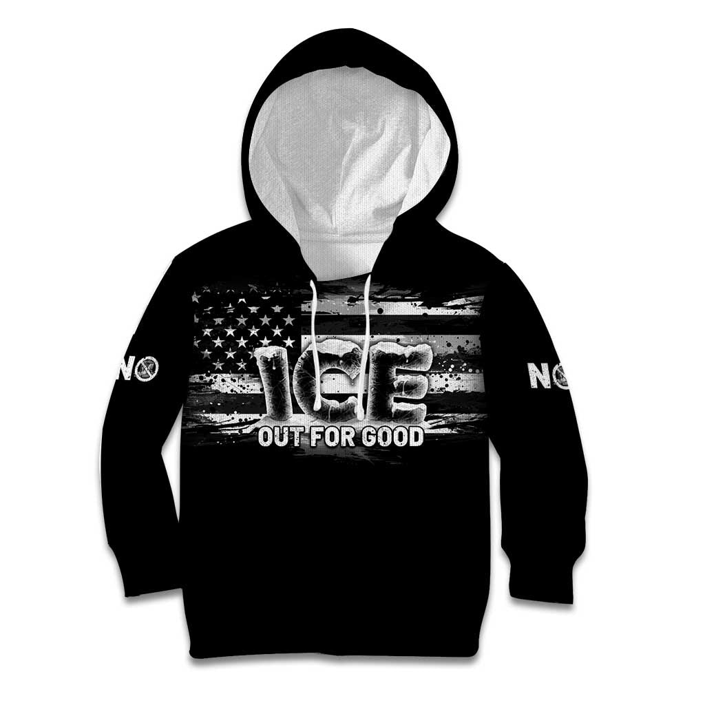 Ice Out For Good Kid Hoodie No Ice Patriotic Protest