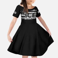 Ice Out For Good Kid Short Sleeve Dress No Ice Patriotic Protest