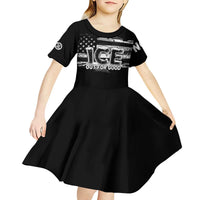 Ice Out For Good Kid Short Sleeve Dress No Ice Patriotic Protest