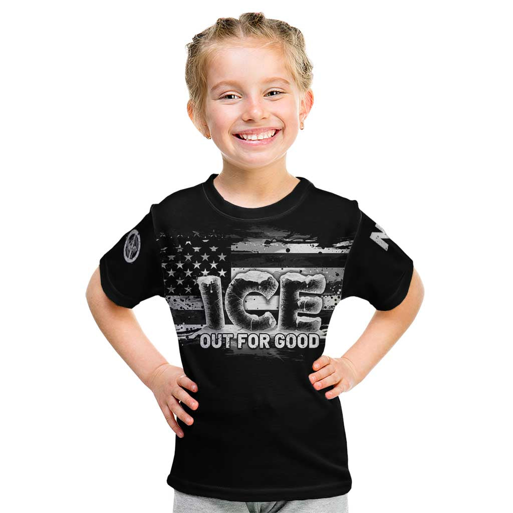 Ice Out For Good Kid T Shirt No Ice Patriotic Protest