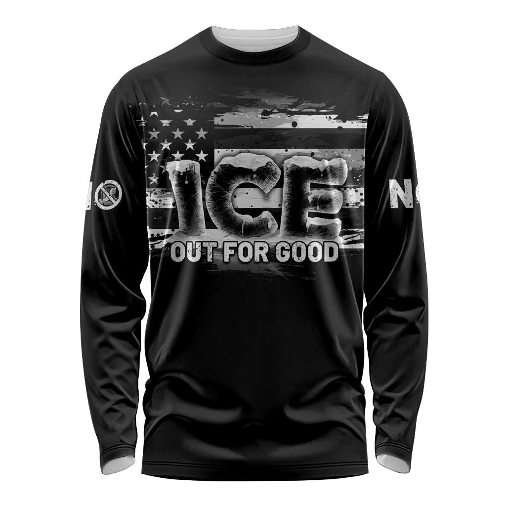 Ice Out For Good Long Sleeve Shirt No Ice Patriotic Protest