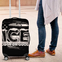 Ice Out For Good Luggage Cover No Ice Patriotic Protest