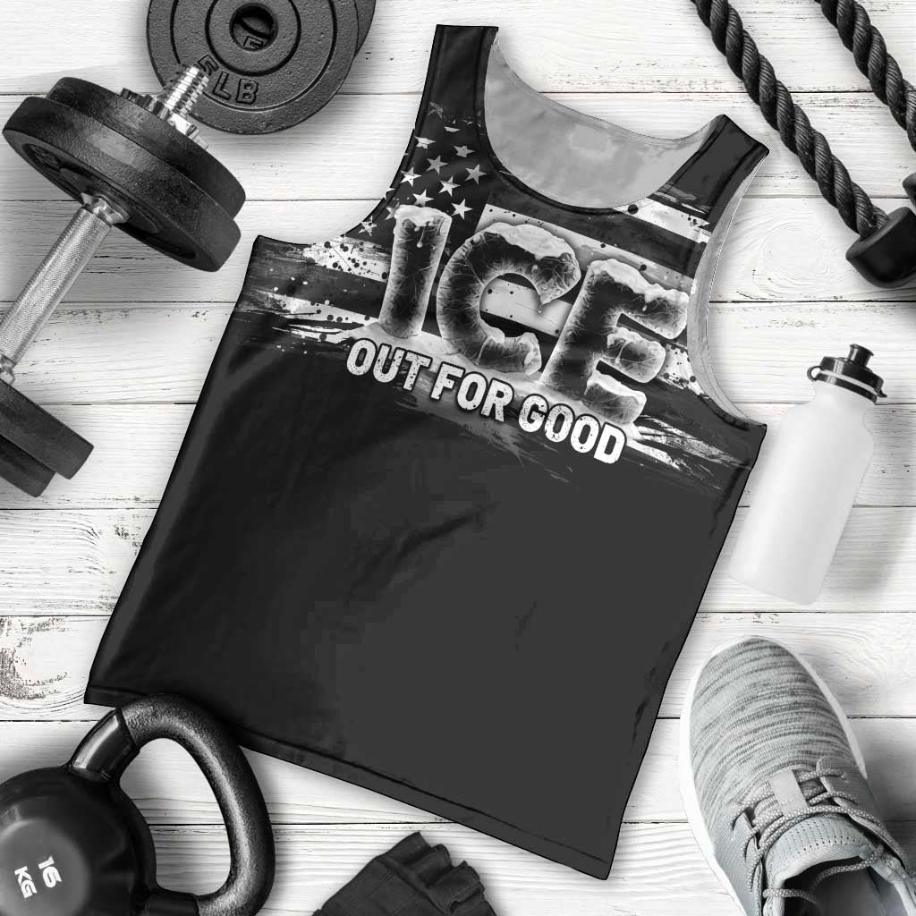 Ice Out For Good Men Tank Top No Ice Patriotic Protest