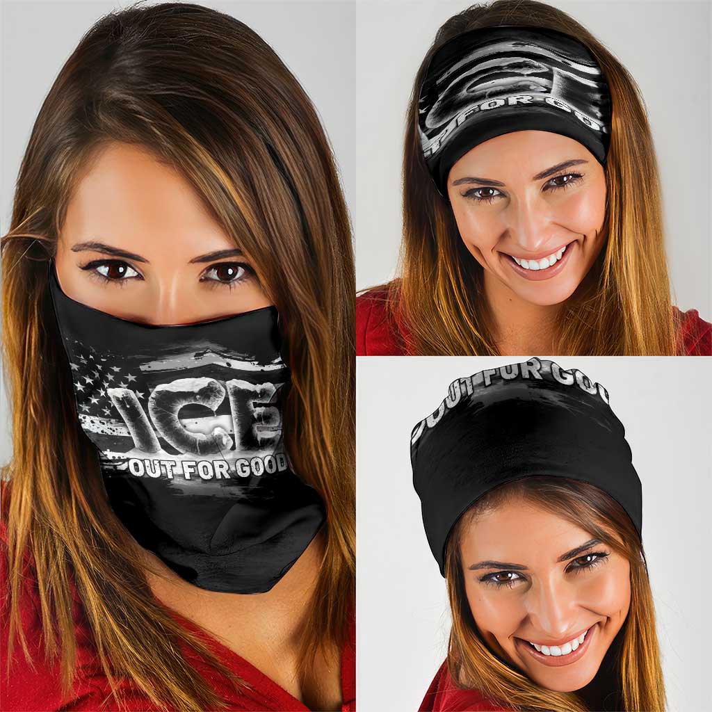 Ice Out For Good Neck Gaiter No Ice Patriotic Protest