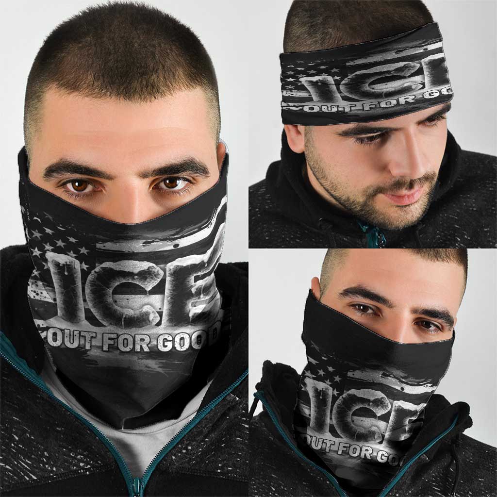 Ice Out For Good Neck Gaiter No Ice Patriotic Protest