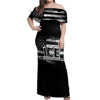 Ice Out For Good Off Shoulder Maxi Dress No Ice Patriotic Protest