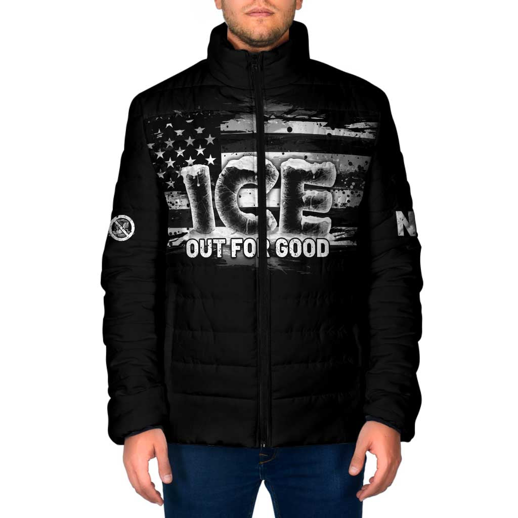Ice Out For Good Padded Jacket No Ice Patriotic Protest