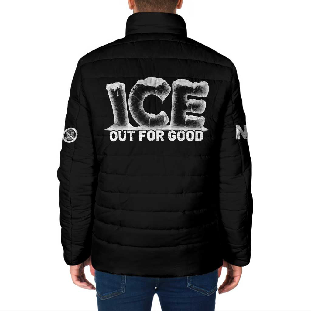 Ice Out For Good Padded Jacket No Ice Patriotic Protest