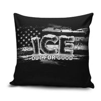 Ice Out For Good Pillow Cover No Ice Patriotic Protest