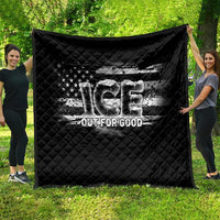 Ice Out For Good Quilt No Ice Patriotic Protest