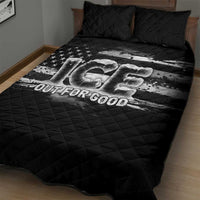 Ice Out For Good Quilt Bed Set No Ice Patriotic Protest