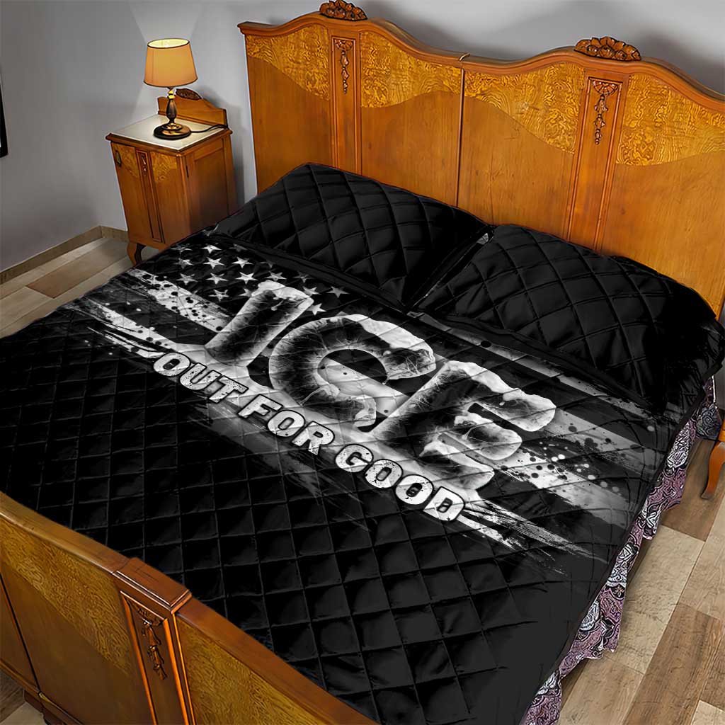 Ice Out For Good Quilt Bed Set No Ice Patriotic Protest
