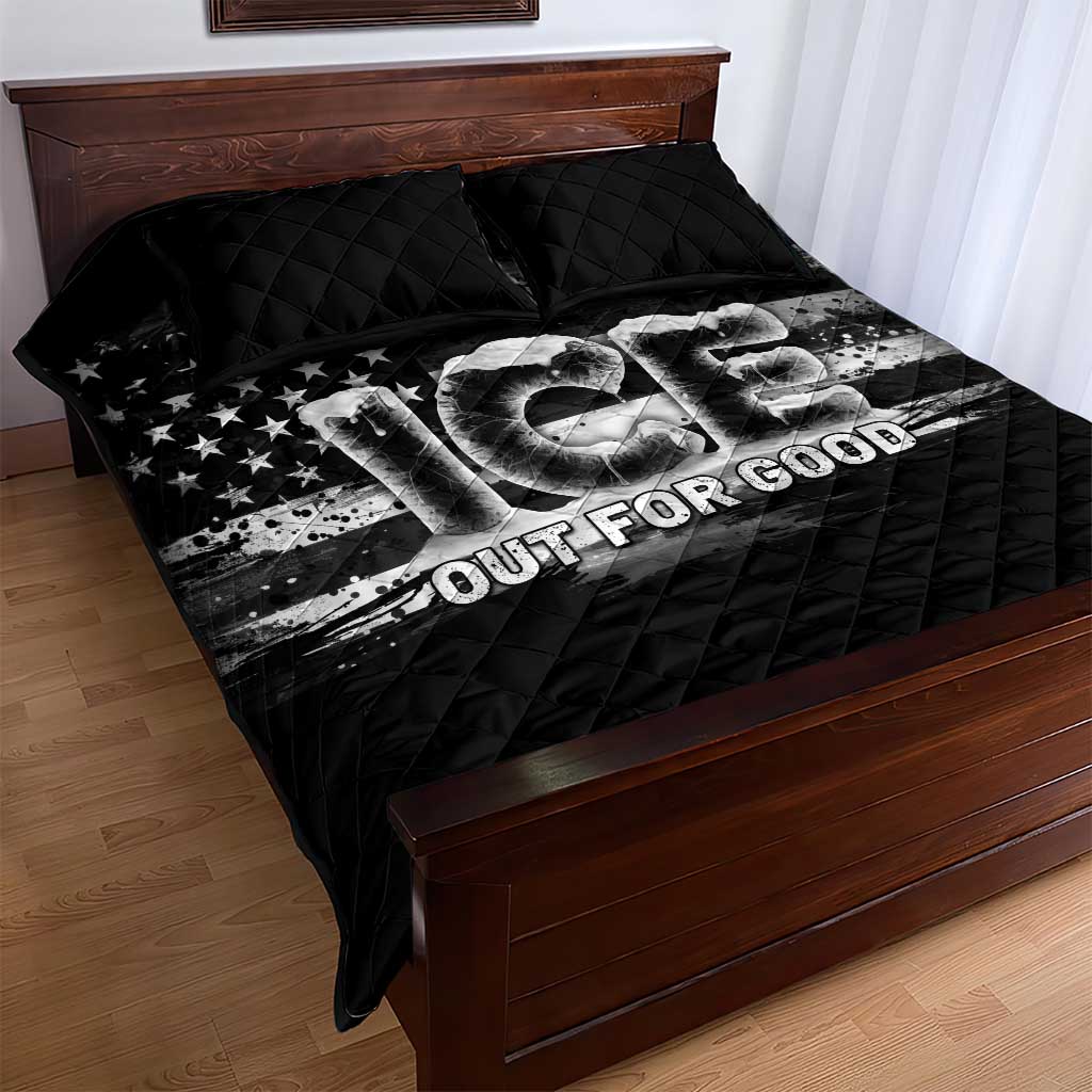 Ice Out For Good Quilt Bed Set No Ice Patriotic Protest
