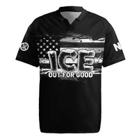 Ice Out For Good Rugby Jersey No Ice Patriotic Protest