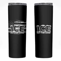 Ice Out For Good Skinny Tumbler No Ice Patriotic Protest