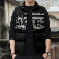 Ice Out For Good Sleeveless Puffer Jacket No Ice Patriotic Protest