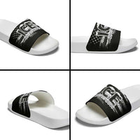 Ice Out For Good Slide Sandals No Ice Patriotic Protest