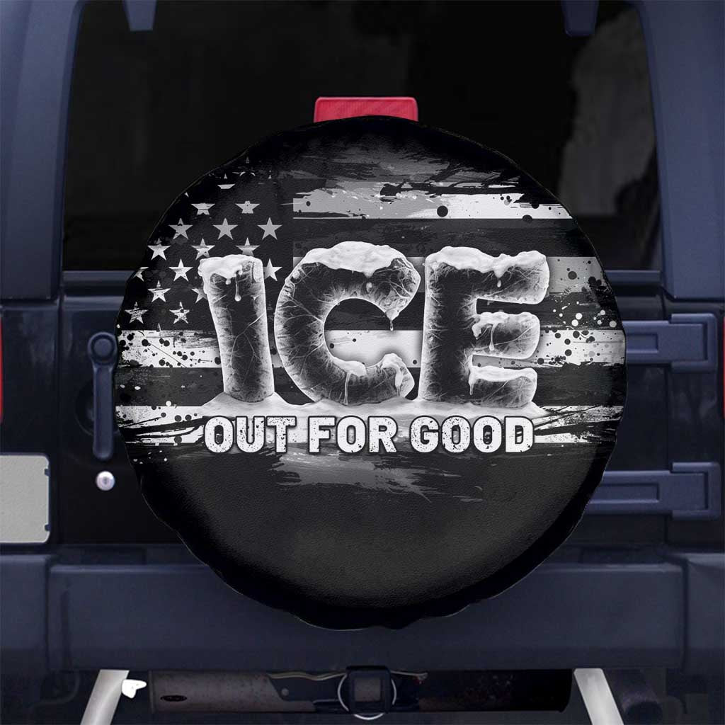 Ice Out For Good Spare Tire Cover No Ice Patriotic Protest
