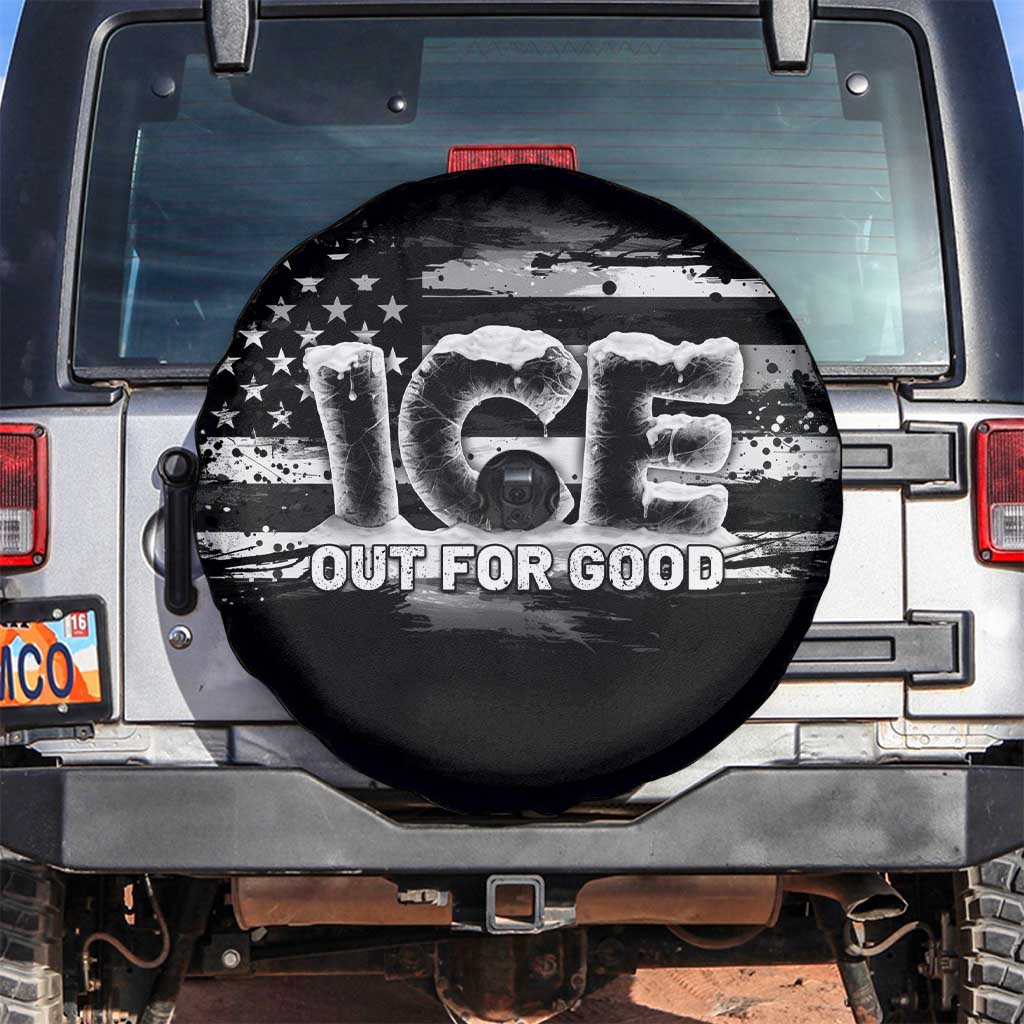 Ice Out For Good Spare Tire Cover No Ice Patriotic Protest