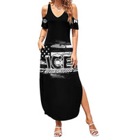 Ice Out For Good Summer Maxi Dress No Ice Patriotic Protest