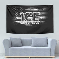 Ice Out For Good Tapestry No Ice Patriotic Protest