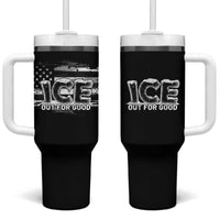 Ice Out For Good Tumbler With Handle No Ice Patriotic Protest