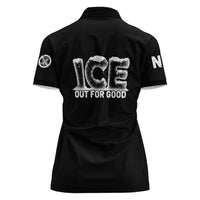 Ice Out For Good Women Polo Shirt No Ice Patriotic Protest