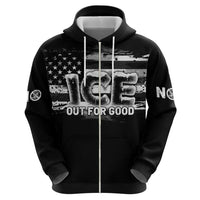 Ice Out For Good Zip Hoodie No Ice Patriotic Protest