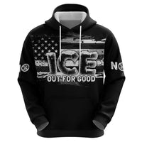 Ice Out For Good Zip Hoodie No Ice Patriotic Protest