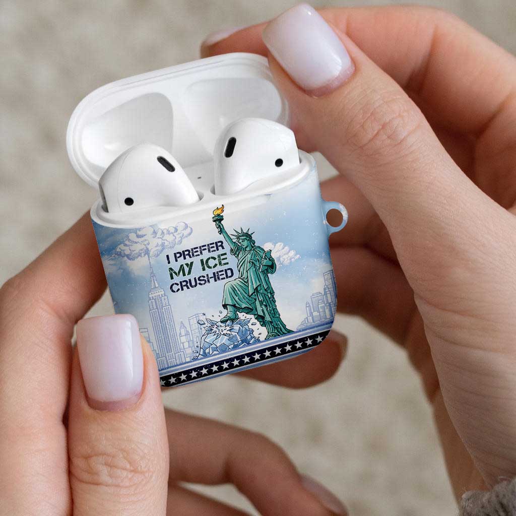 I Prefer My Ice Crushed AirPods Case Retro Style