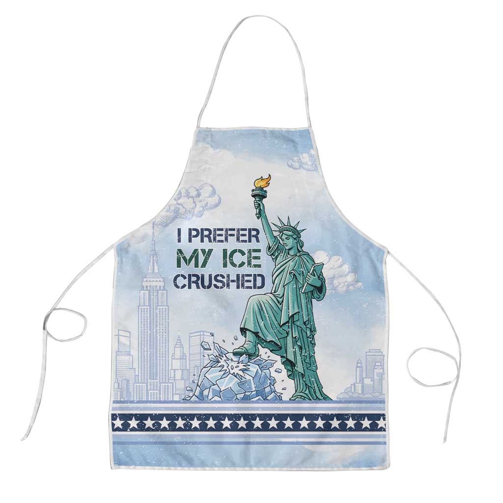 I Prefer My Ice Crushed Apron Retro Style
