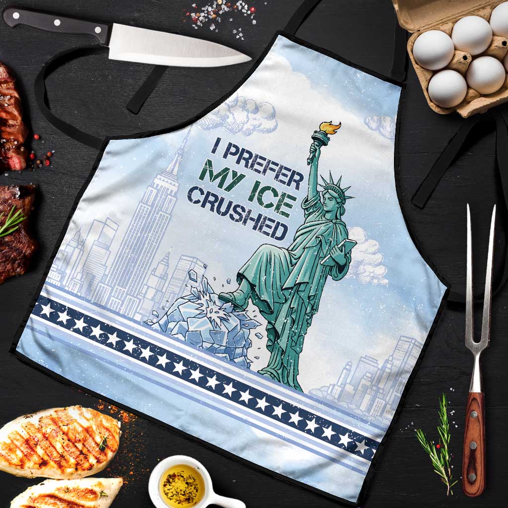 I Prefer My Ice Crushed Apron Retro Style
