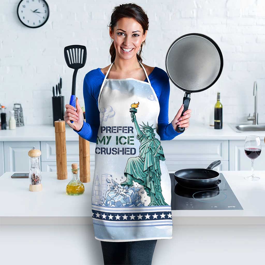 I Prefer My Ice Crushed Apron Retro Style