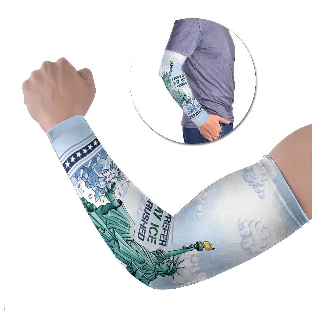 I Prefer My Ice Crushed Arm Sleeves Retro Style