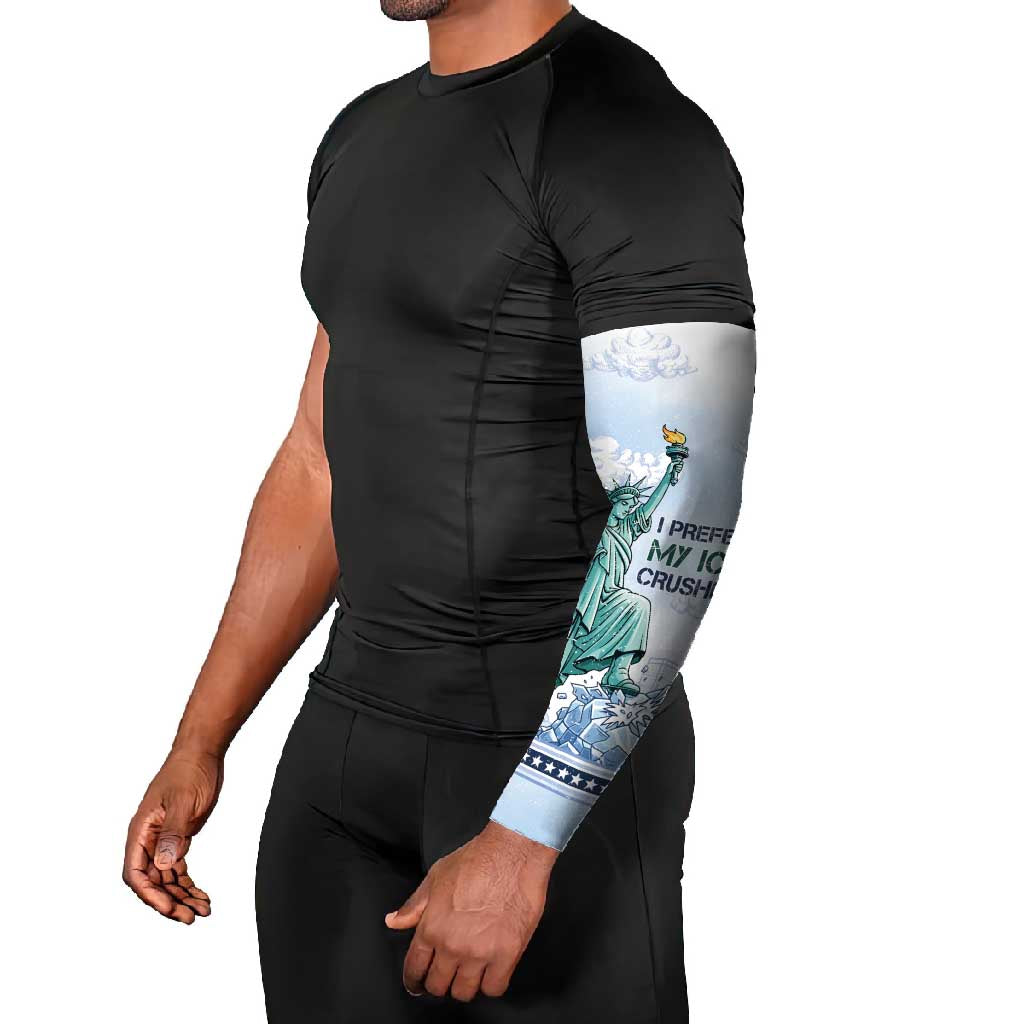 I Prefer My Ice Crushed Arm Sleeves Retro Style