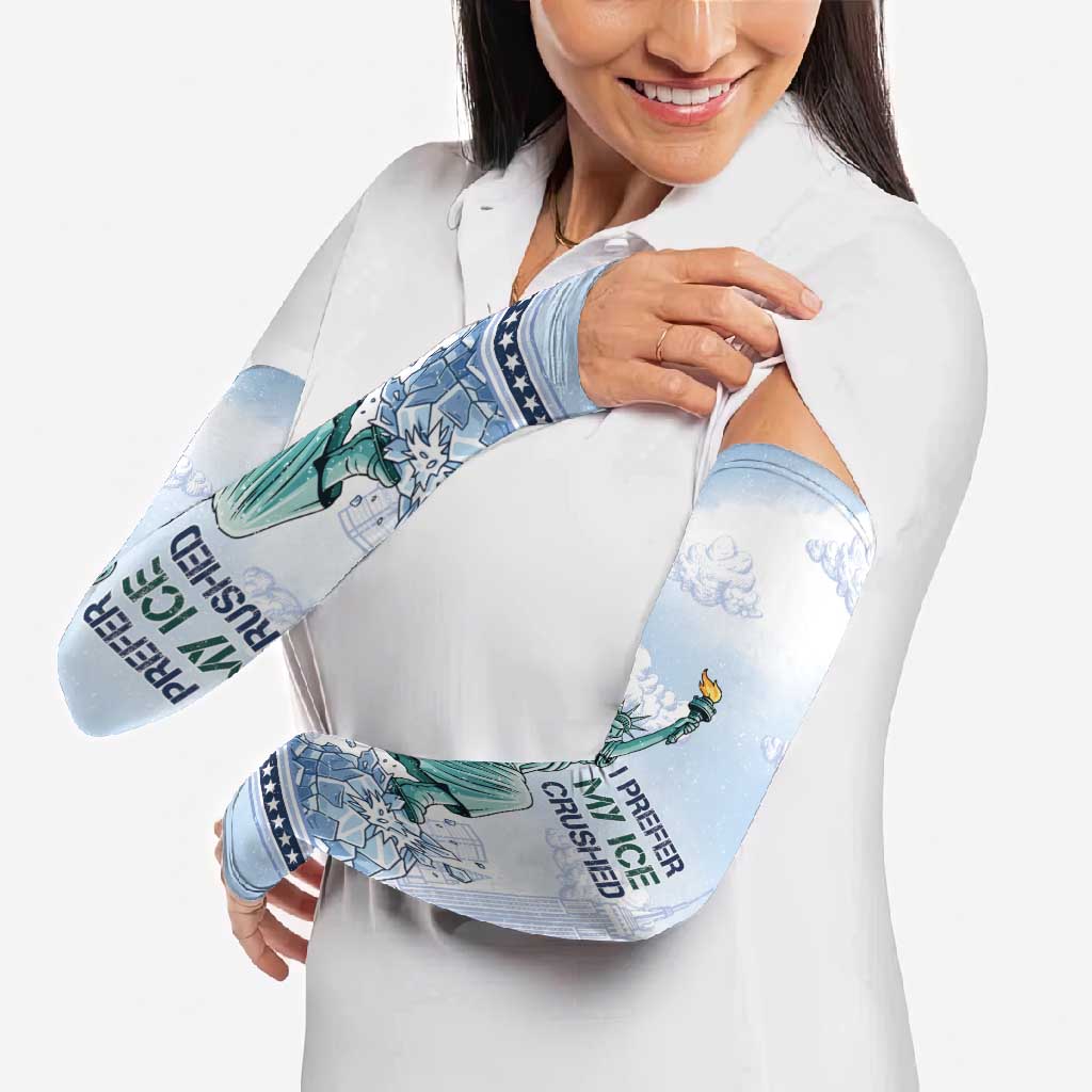I Prefer My Ice Crushed Arm Sleeves Retro Style
