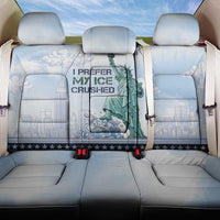 I Prefer My Ice Crushed Back Car Seat Cover Retro Style