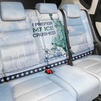 I Prefer My Ice Crushed Back Car Seat Cover Retro Style