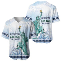 I Prefer My Ice Crushed Baseball Jersey Retro Style