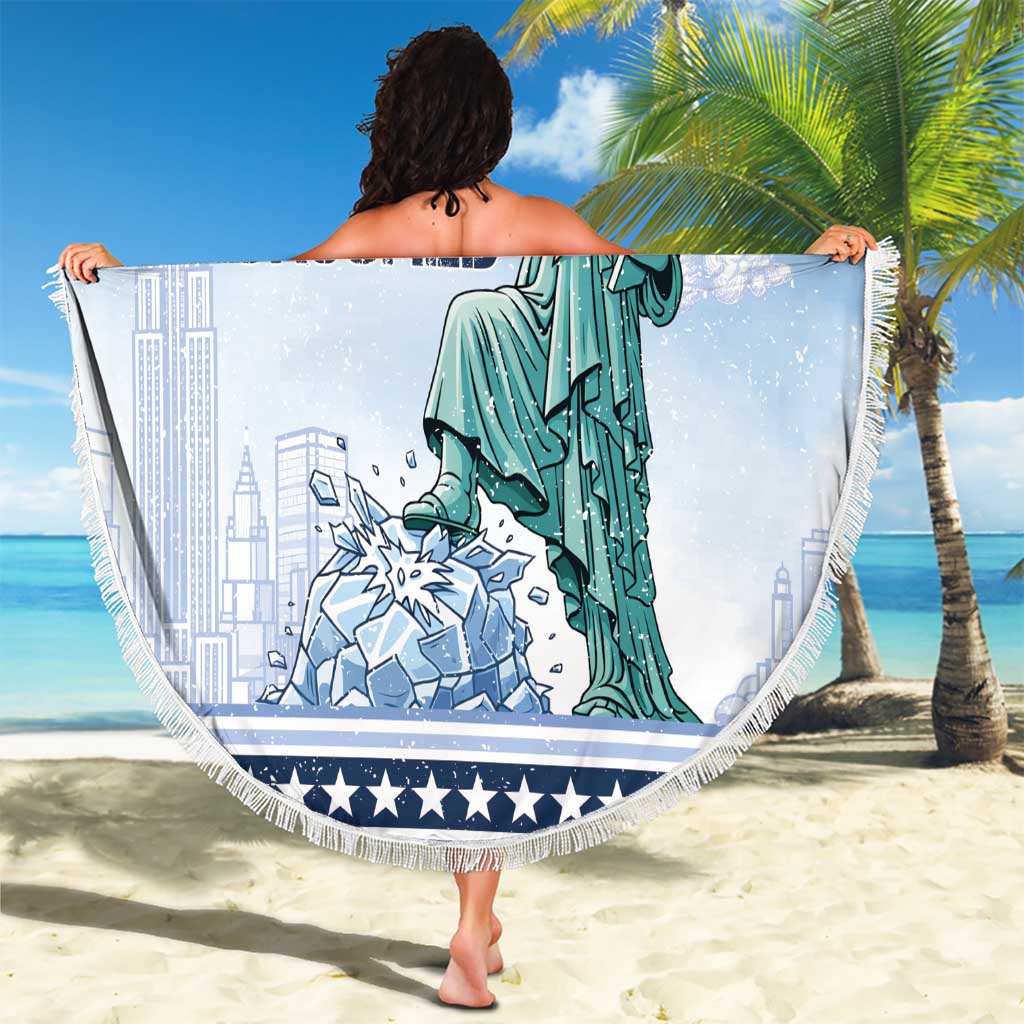 I Prefer My Ice Crushed Beach Blanket Retro Style