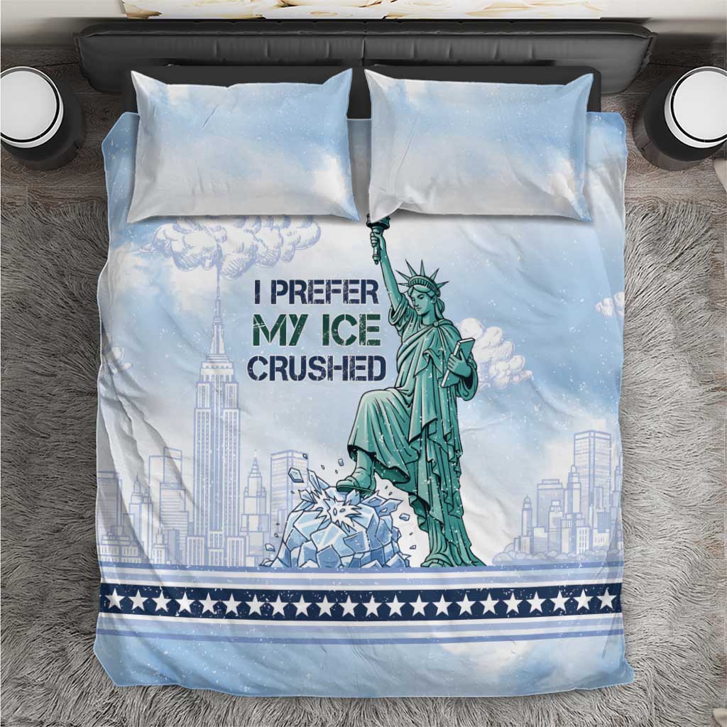 I Prefer My Ice Crushed Bedding Set Retro Style