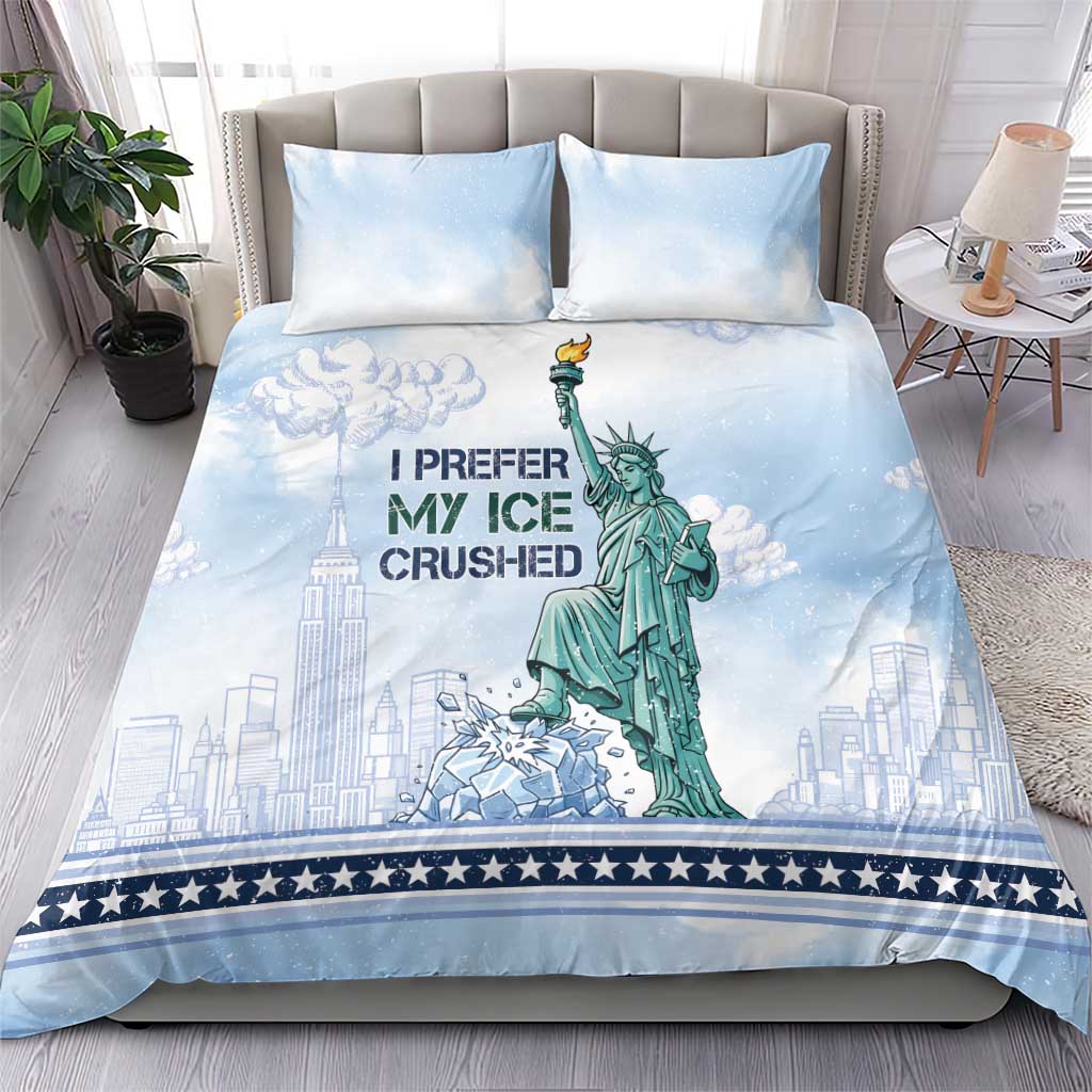 I Prefer My Ice Crushed Bedding Set Retro Style