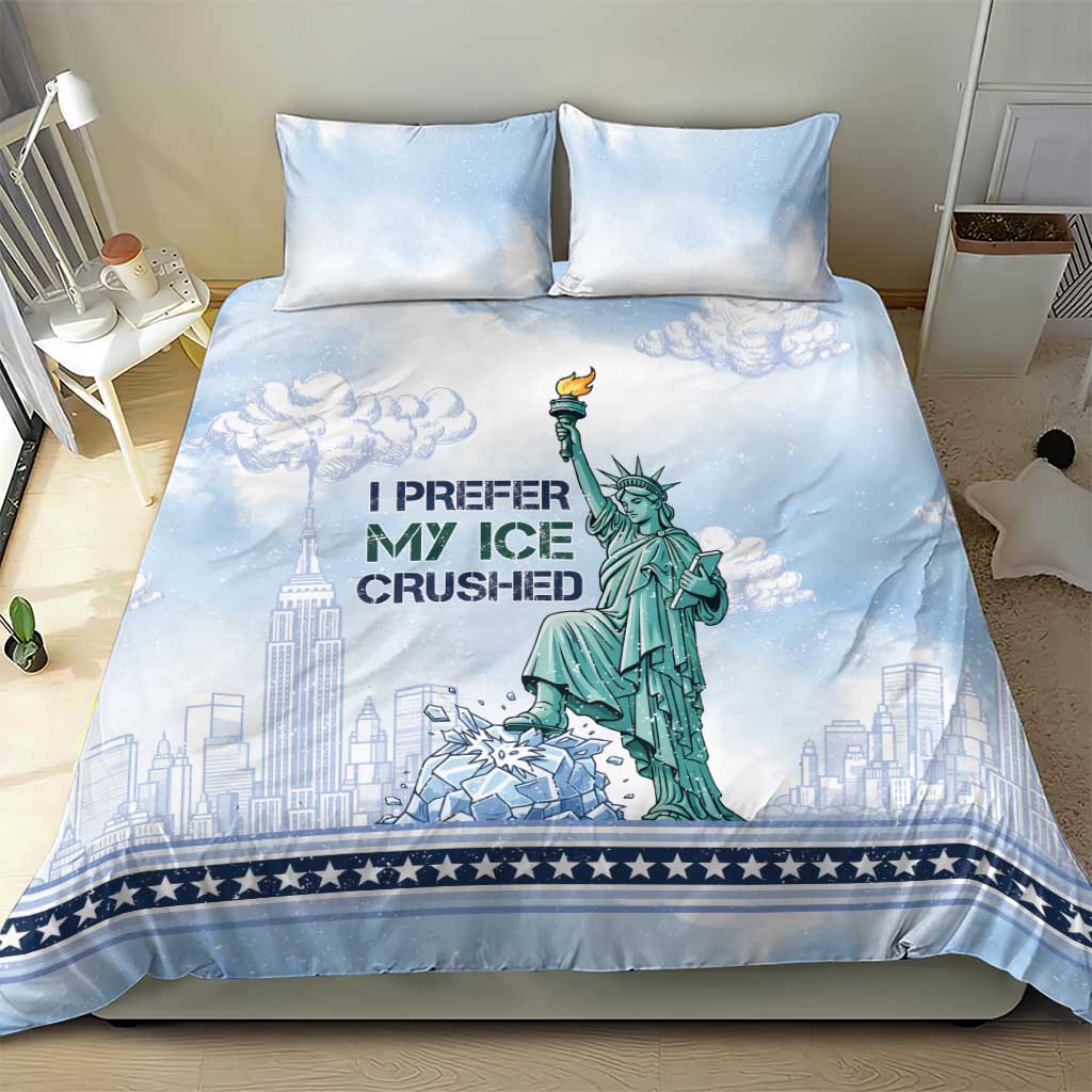 I Prefer My Ice Crushed Bedding Set Retro Style