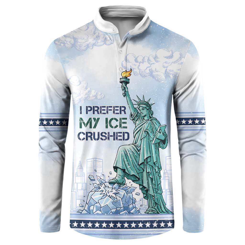 I Prefer My Ice Crushed Button Sweatshirt Retro Style
