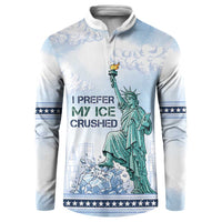 I Prefer My Ice Crushed Button Sweatshirt Retro Style