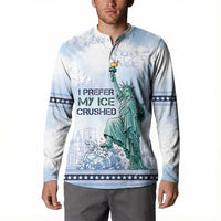 I Prefer My Ice Crushed Button Sweatshirt Retro Style