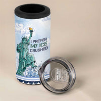 I Prefer My Ice Crushed 4 in 1 Can Cooler Tumbler Retro Style